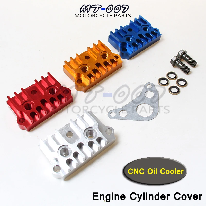 Масляный радиатор LF/YX 125cc 140cc CNC крышка цилиндра горизонтального двигателя