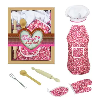 11 PCS Kitchen Toys Cooking Kitchenware Set Baking Tools Aprons for Girls and Children Complete Kids Cooking and Baking Set 
11 PCS Kitchen Toys Cooking Kitchenware Set Baking Tools Aprons for Girls and Children Complete Kids Cooking and Baking Set