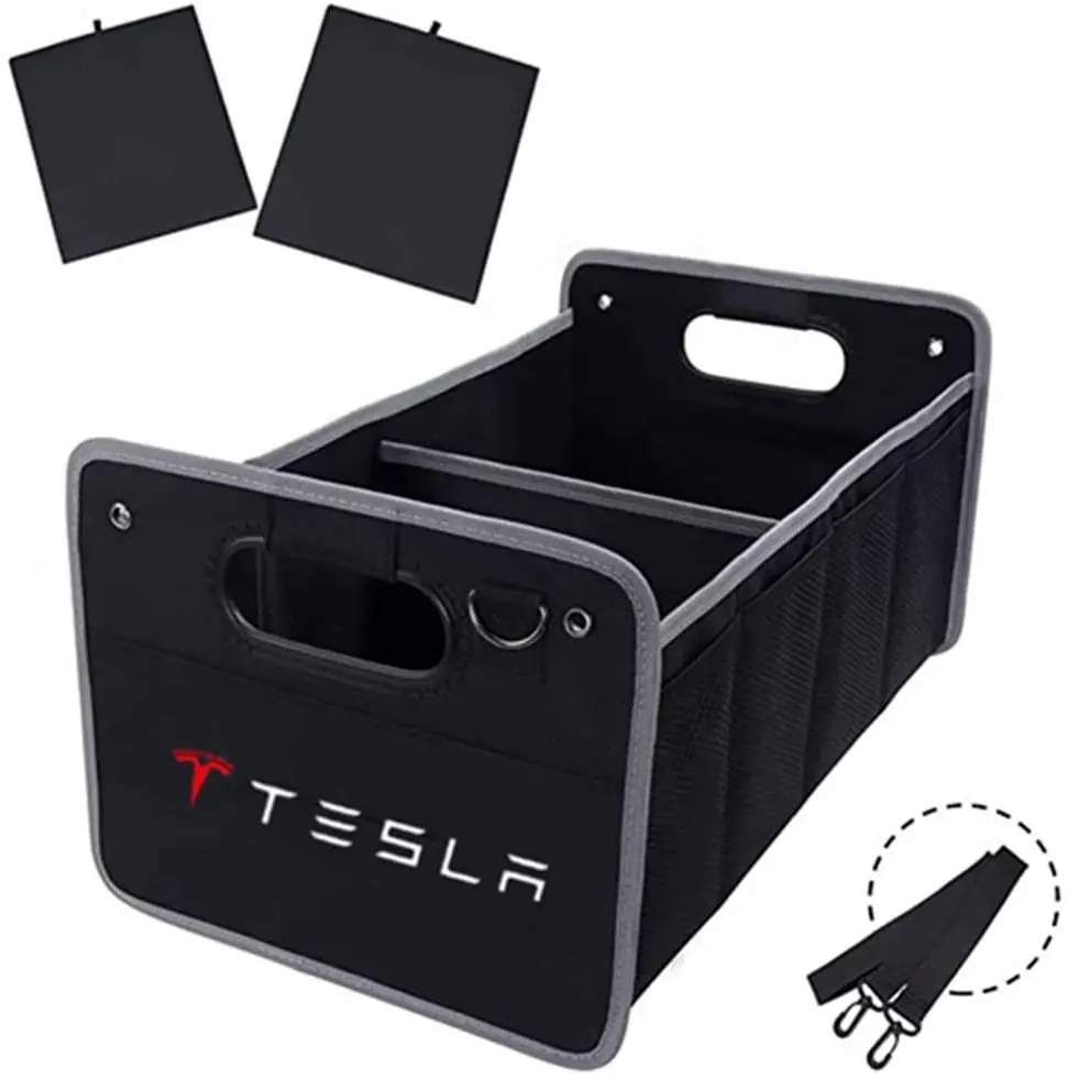 1X Trunk Organizer For Tesla Model 3 Model S Model X Black Oxford Collapsible Portable Multi Compartments Storage Container
1X Trunk Organizer For Tesla Model 3 Model S Model X Black Oxford Collapsible Portable Multi Compartments Storage Container