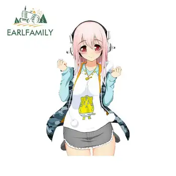 EARLFAMILY 13cm x 8cm for Super Sonico Anime Character Nitroplus Otaku Car Stickers Car Accessories VAN Decoration Decals
EARLFAMILY 13cm x 8cm for Super Sonico Anime Character Nitroplus Otaku Car Stickers Car Accessories VAN Decoration Decals