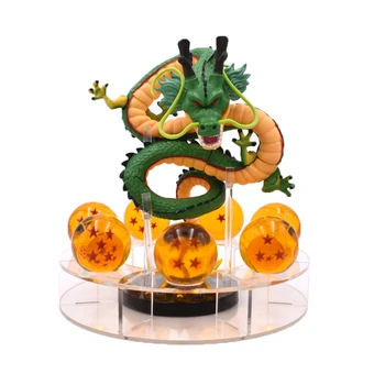 16cm Dragon Ball Z Figurines Shenron Action Figure Shenlong With Dragon Ball Set 7PCS 3.5cm Crystal Dragonballs Acrylic Shelf 
16cm Dragon Ball Z Figurines Shenron Action Figure Shenlong With Dragon Ball Set 7PCS 3.5cm Crystal Dragonballs Acrylic Shelf