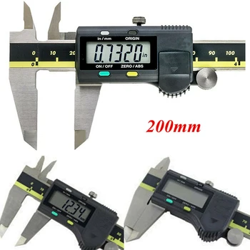LCD Electronic Digital Caliper 0-200mm Vernier Caliper LCD Absolute Digital Digimatic Gauge Measure Quickly
LCD Electronic Digital Caliper 0-200mm Vernier Caliper LCD Absolute Digital Digimatic Gauge Measure Quickly