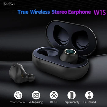 Latest Mini W1S truel wireless Bluetooth headset, stereo TWS mobile accessories Bluetooth 5.0 wireless headset with charging box
Latest Mini W1S truel wireless Bluetooth headset, stereo TWS mobile accessories Bluetooth 5.0 wireless headset with charging box