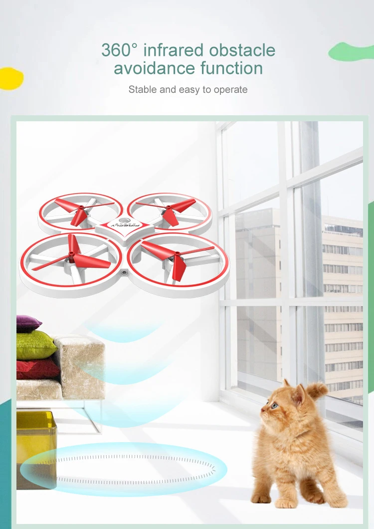 Gesture-Control RC Drone UFO Flying Ball Toy