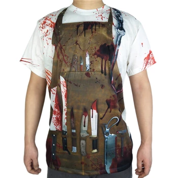Scary Butcher Halloween Costume for Men Horror Bloody Butcher Devil Costumes Short Sleeve Halloween T Shirt Plus Size
Scary Butcher Halloween Costume for Men Horror Bloody Butcher Devil Costumes Short Sleeve Halloween T Shirt Plus Size
