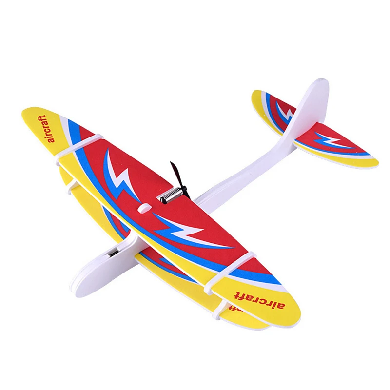 Airplanes Capacitor Electric Hand Launch Throwing Glider Aircraft Inertial Foam Toy Plane Model Outdoor | Игрушки и хобби