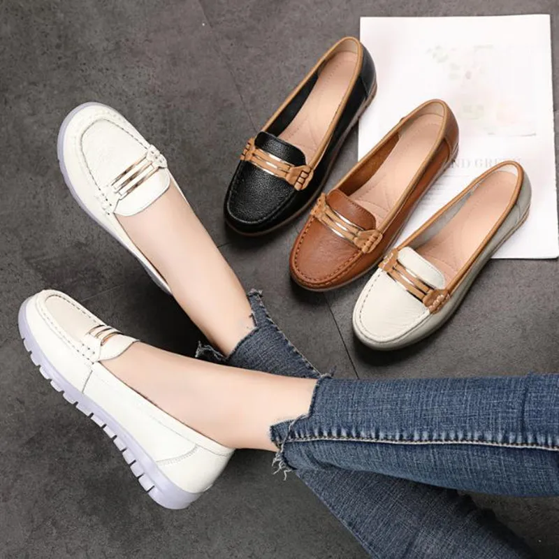 Fashion flat shoes women Large size casual womens shoes platform shoe Ladies Shoes Flats Loafers Leather shoes nurse shoes obuv
Fashion flat shoes women Large size casual womens shoes platform shoe Ladies Shoes Flats Loafers Leather shoes nurse shoes obuv