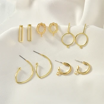 Simple Wild Geometric Earrings Silver Needle DIY Handmade Earrings Jewelry Materials Accessories 4pcs
Simple Wild Geometric Earrings Silver Needle DIY Handmade Earrings Jewelry Materials Accessories 4pcs