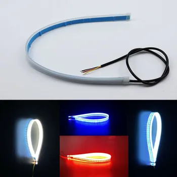 Ultra-thin daylight two-color flow lamp car decorative lamp white and yellow turn lamp running horse lamp
Ultra-thin daylight two-color flow lamp car decorative lamp white and yellow turn lamp running horse lamp
