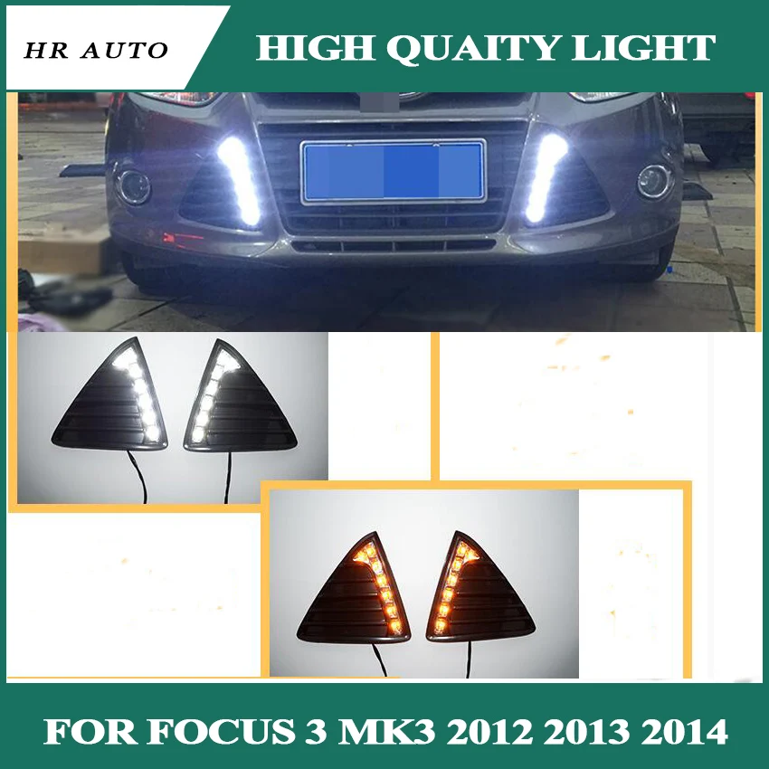 LED Car DRL daytime running light Bumper Front Fog lamp with dimming style Relay for Ford Focus 3 MK3 2012 2013 2014
LED Car DRL daytime running light Bumper Front Fog lamp with dimming style Relay for Ford Focus 3 MK3 2012 2013 2014