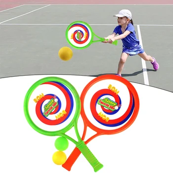 Beach Plastic Educational Toys Children Fitness Kids Tennis Racket Training Multi Purpose Outdoor Sports Intelligence Developing
Beach Plastic Educational Toys Children Fitness Kids Tennis Racket Training Multi Purpose Outdoor Sports Intelligence Developing