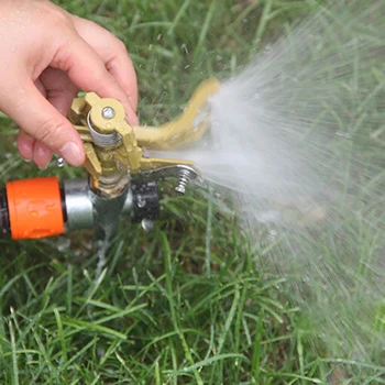 Garden Metal Sprinkler Spike Lawn Grass Rotating Water Nozzle Impulse Sprayer For Irrigation System 360 Degree Adjustable
Garden Metal Sprinkler Spike Lawn Grass Rotating Water Nozzle Impulse Sprayer For Irrigation System 360 Degree Adjustable