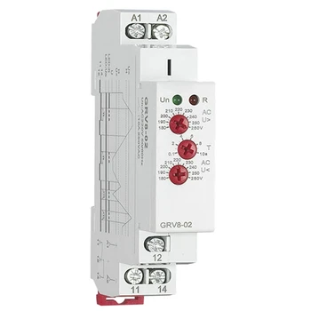 GRV8-02 Voltage Protection Relay ACDC240V Over-Voltage and Under-Voltage Protection
GRV8-02 Voltage Protection Relay ACDC240V Over-Voltage and Under-Voltage Protection