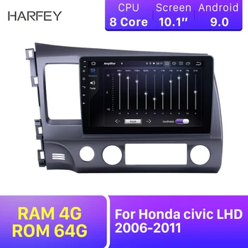 Harfey Car 10.1" Stereo Android 9.0 Auto Radio For Honda civic LHD 2006-2011 GPS Navi with Bluetooth 4G Wifi Multimedia Player 
Harfey Car 10.1" Stereo Android 9.0 Auto Radio For Honda civic LHD 2006-2011 GPS Navi with Bluetooth 4G Wifi Multimedia Player