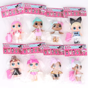 LOL surprise dolls Original lol dolls 8PCS new styles with label bag high quality action figure model surprise dolls sets 8~9CM
LOL surprise dolls Original lol dolls 8PCS new styles with label bag high quality action figure model surprise dolls sets 8~9CM