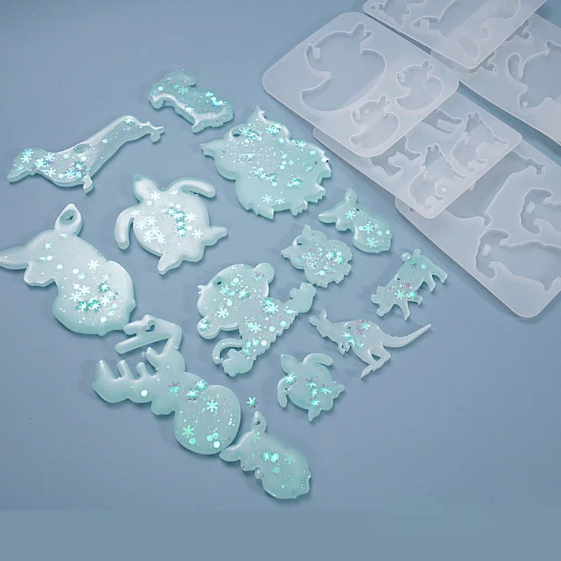 DIY Epoxy Mold Animal Listing Pendant Keychain Homemade Creative Ornament Ornament Silicone Epoxy Silicone Mold
DIY Epoxy Mold Animal Listing Pendant Keychain Homemade Creative Ornament Ornament Silicone Epoxy Silicone Mold