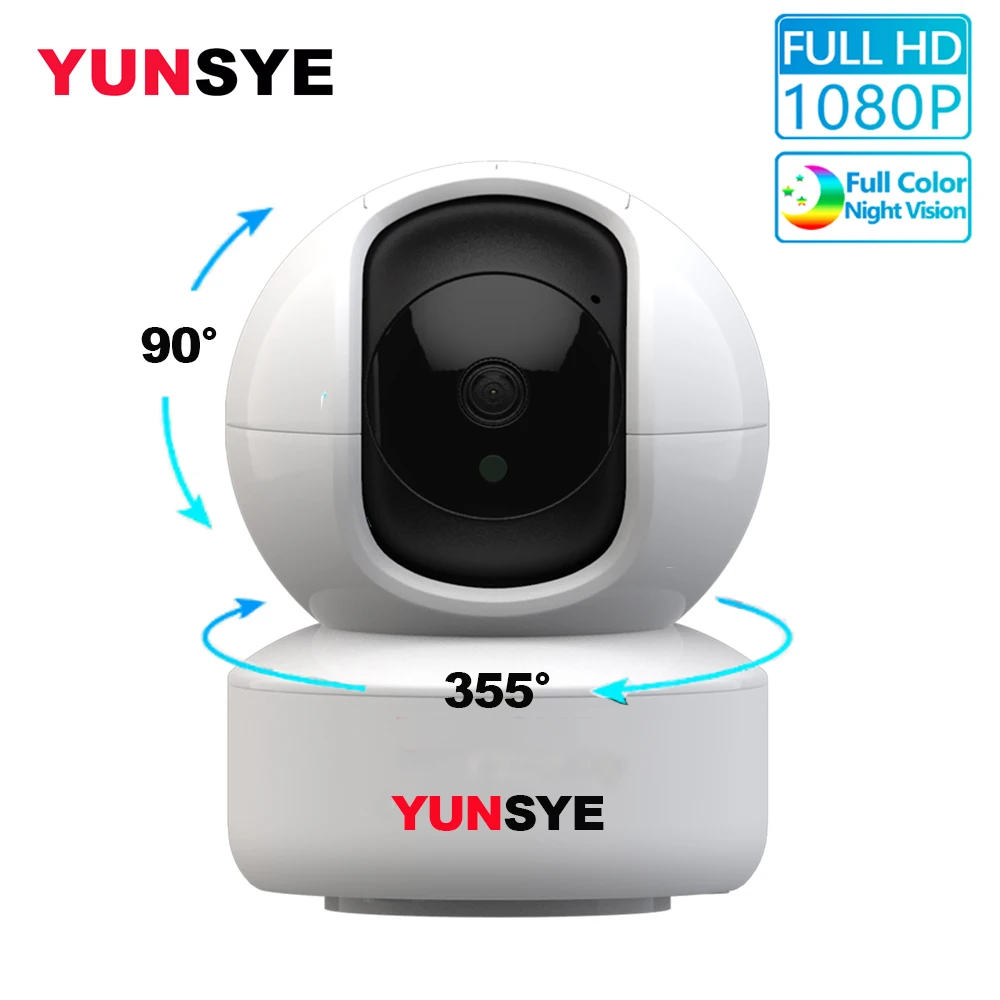 YUNSYE 1080P Home Security IP Camera Two Way Audio Wireless Mini Pet Camera Auto Tracking Night Vision CCTV WiFi Baby Monitor
YUNSYE 1080P Home Security IP Camera Two Way Audio Wireless Mini Pet Camera Auto Tracking Night Vision CCTV WiFi Baby Monitor