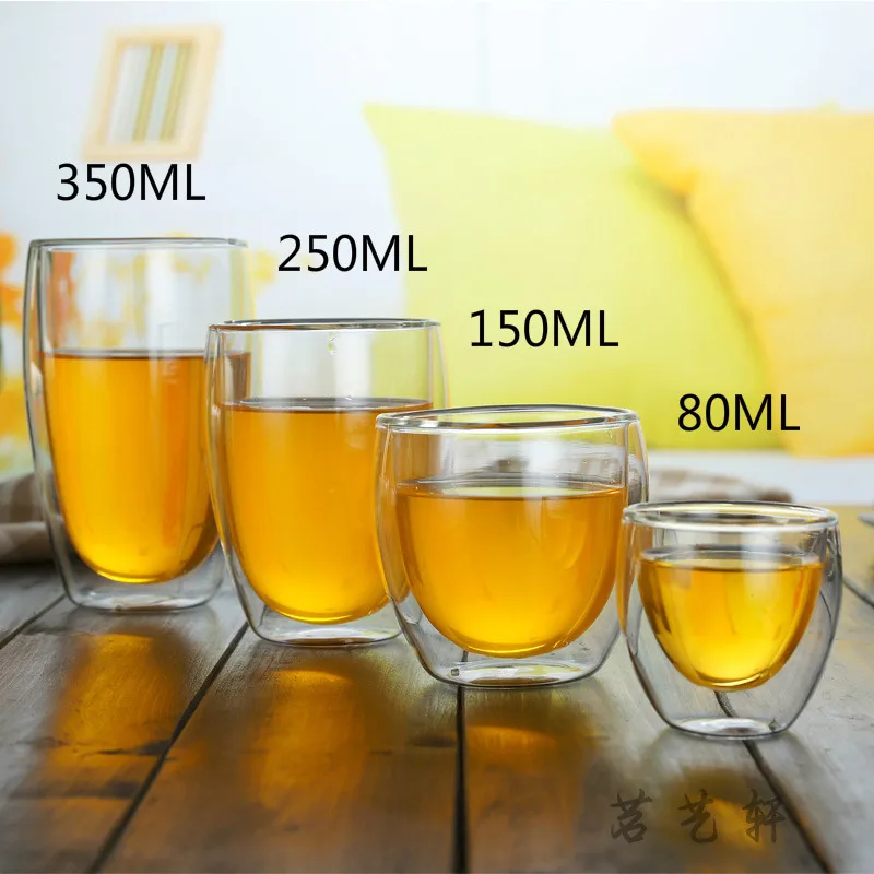 New Double-layer Heat-resistant Glass Coffee Cup, Transparent Tea, Beverage Cup, Heat Preservation, Breakfast Milk Cup
New Double-layer Heat-resistant Glass Coffee Cup, Transparent Tea, Beverage Cup, Heat Preservation, Breakfast Milk Cup