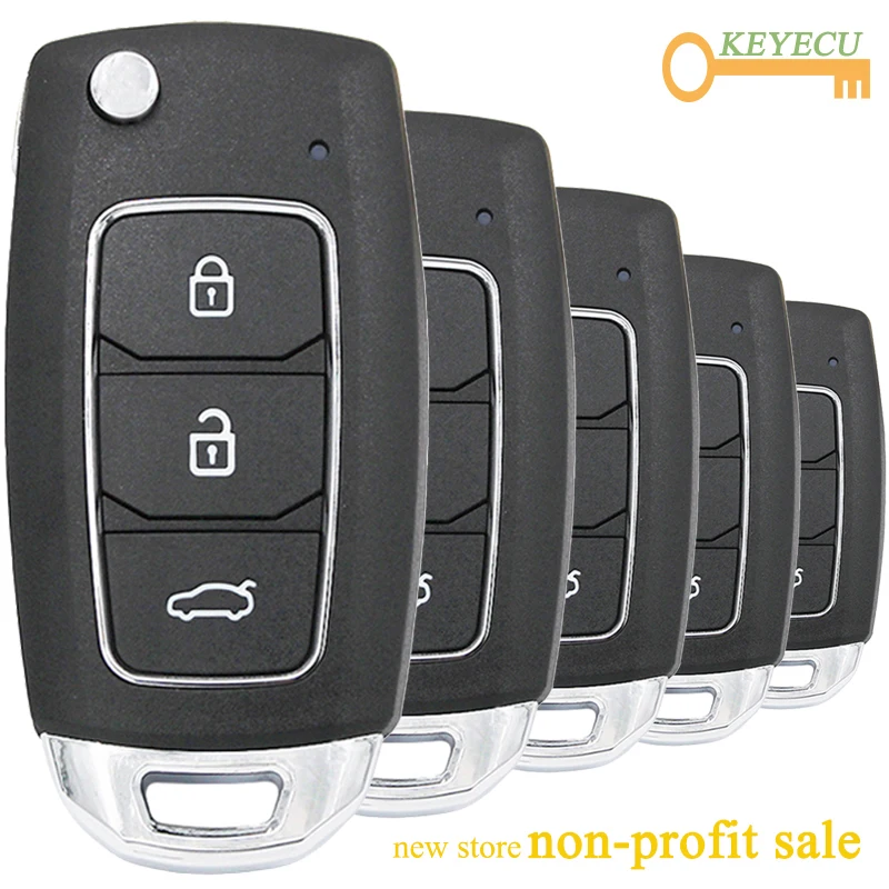 KEYECU 5 PCS/Lot, KEYDIY B Series B28 Universal Remote Control Car Key - 3 Button - for KD900 KD900+ URG200 KD-X2 Key Programmer
KEYECU 5 PCS/Lot, KEYDIY B Series B28 Universal Remote Control Car Key - 3 Button - for KD900 KD900+ URG200 KD-X2 Key Programmer