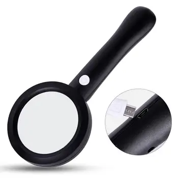 6x Lighted Magnifying Glass Handheld Magnifying Glass with Light for Reading Small Prints Maps
6x Lighted Magnifying Glass Handheld Magnifying Glass with Light for Reading Small Prints Maps