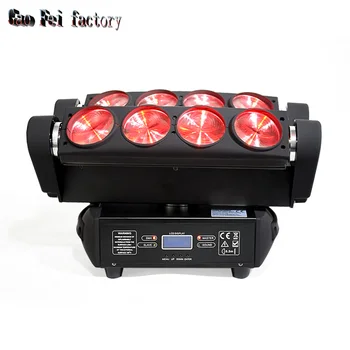 spider led 8x12W moving head beam light RGBW color mixing strobe light dmx stage light good for nightclub party concert
spider led 8x12W moving head beam light RGBW color mixing strobe light dmx stage light good for nightclub party concert