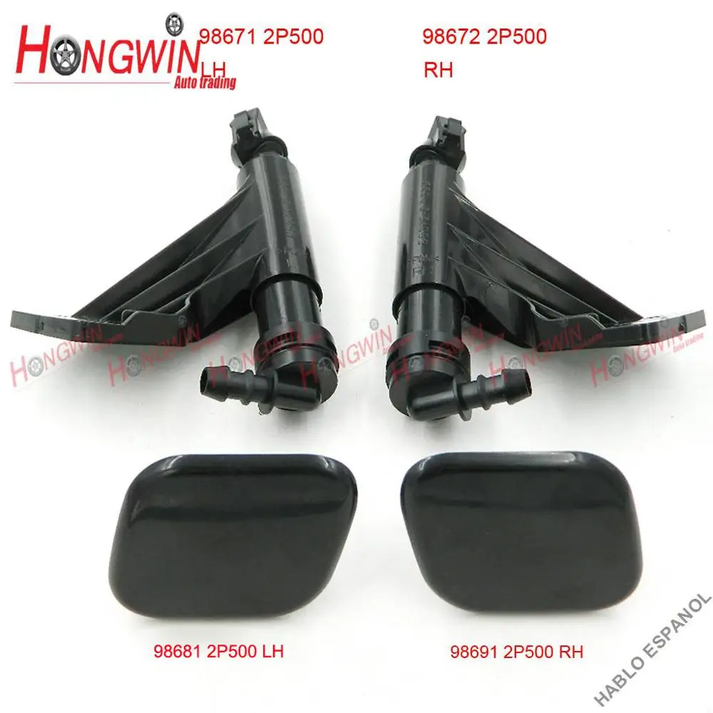 98671-2P500 98672-2P500Front Headlight Washer Lift Cylinder Spray Nozzle Jet&Cover Cap For KIA Sorento13-14 986712P500986722P500
98671-2P500 98672-2P500Front Headlight Washer Lift Cylinder Spray Nozzle Jet&Cover Cap For KIA Sorento13-14 986712P500986722P500