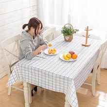 PVC Waterproof Tablecloth Simple Plaid Pattern Round Table Cloth Oil-proof Table Cloth Home Decor Manteles Table Cover Mat Pad
PVC Waterproof Tablecloth Simple Plaid Pattern Round Table Cloth Oil-proof Table Cloth Home Decor Manteles Table Cover Mat Pad