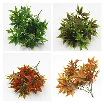 7P Fake Maple Leaf (5 Stems/Bunch) 13.78" Length Artificial Plant For Wedding Flower Arranging Accessories Home Decorative
7P Fake Maple Leaf (5 Stems/Bunch) 13.78" Length Artificial Plant For Wedding Flower Arranging Accessories Home Decorative