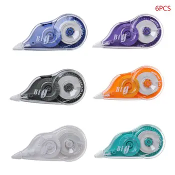 6pcs/set Practical Correction Tape Roller 12m Long Large Capacity White Sticker Study Stationery School Supplies Office Tool
6pcs/set Practical Correction Tape Roller 12m Long Large Capacity White Sticker Study Stationery School Supplies Office Tool
