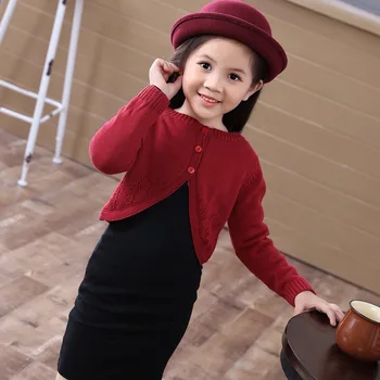 Children's Clothing Girls Spanish Court Style Children's Knitwear Cardigan Long-Sleeved Coat Sweater Small Shawl Girls Sweaters 
Children's Clothing Girls Spanish Court Style Children's Knitwear Cardigan Long-Sleeved Coat Sweater Small Shawl Girls Sweaters