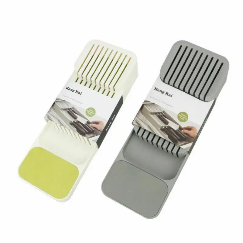 Plastic Knife Block Holder Drawer Knives Forks Spoons Storage Rack Knife Stand Cabinet Tray Kitchen Organizer Knives Organizer
Plastic Knife Block Holder Drawer Knives Forks Spoons Storage Rack Knife Stand Cabinet Tray Kitchen Organizer Knives Organizer