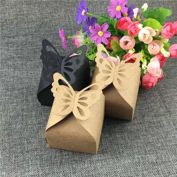50pcs/Lot Creative Butterfly Shaped Cardboard Kraft Paper Boxes For Picnic Pudding Bottled Jam Marmalade Handmade Boxes Cartons 
50pcs/Lot Creative Butterfly Shaped Cardboard Kraft Paper Boxes For Picnic Pudding Bottled Jam Marmalade Handmade Boxes Cartons