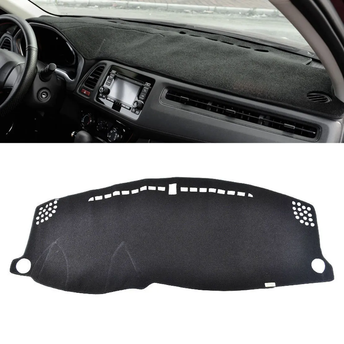 DWCX Black Polyester Car Sun Shade Dash Mat Pad Dashmat Dashboard Carpet Protector Cover Fit For Honda HR-V Vezel 2016-2018 2019
DWCX Black Polyester Car Sun Shade Dash Mat Pad Dashmat Dashboard Carpet Protector Cover Fit For Honda HR-V Vezel 2016-2018 2019