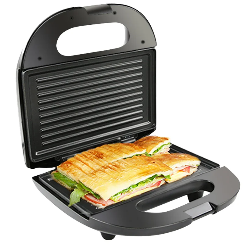 

Non-stick Sandwich Panini Breakfast Machine Toasted Bread Maker Household Omelet Fried Steak Double-sided Heating Pancake Pan