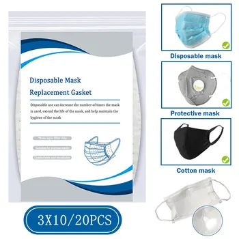 3X10/20PCS Anti-fog masks filter sheet non-woven gasket insert type breathable filter efficient filtration and ventilation
3X10/20PCS Anti-fog masks filter sheet non-woven gasket insert type breathable filter efficient filtration and ventilation