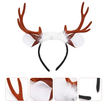 1Pc Antler Hair Hoop Chic Xtmas Lovely Elk Hair Hoop Antlers Headdress Deer Headband for Masquerade Cosplay Bar
1Pc Antler Hair Hoop Chic Xtmas Lovely Elk Hair Hoop Antlers Headdress Deer Headband for Masquerade Cosplay Bar