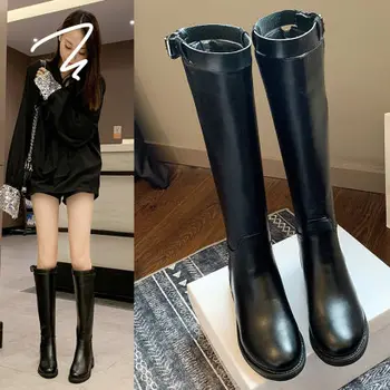 Women's boots 2020 new winter plus velvet snow long tube autumn high-top knight Martin leather boots
Women's boots 2020 new winter plus velvet snow long tube autumn high-top knight Martin leather boots