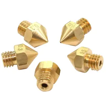 3D Printer Part 0.2/0.3/0.4/0.5/0.6mm Copper Extruder Threaded Brass Nozzle Multiple Sizes Filament Extruder Print Head Dropship
3D Printer Part 0.2/0.3/0.4/0.5/0.6mm Copper Extruder Threaded Brass Nozzle Multiple Sizes Filament Extruder Print Head Dropship