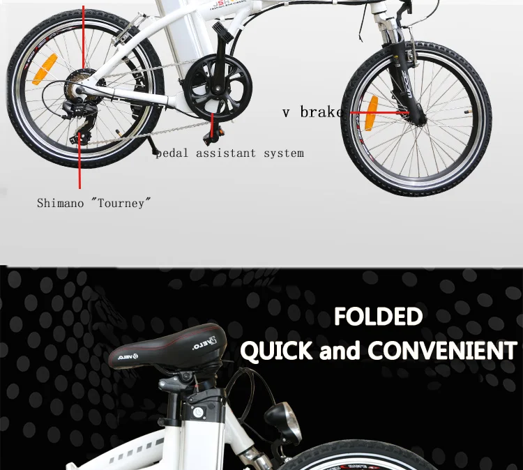 Sale 20" Electric Folding Bike with Bafang Wheel Motor Brushless Gear Hub Bicycle Speed Set Cycling Bicicleta Electrica MTB Ebike 3