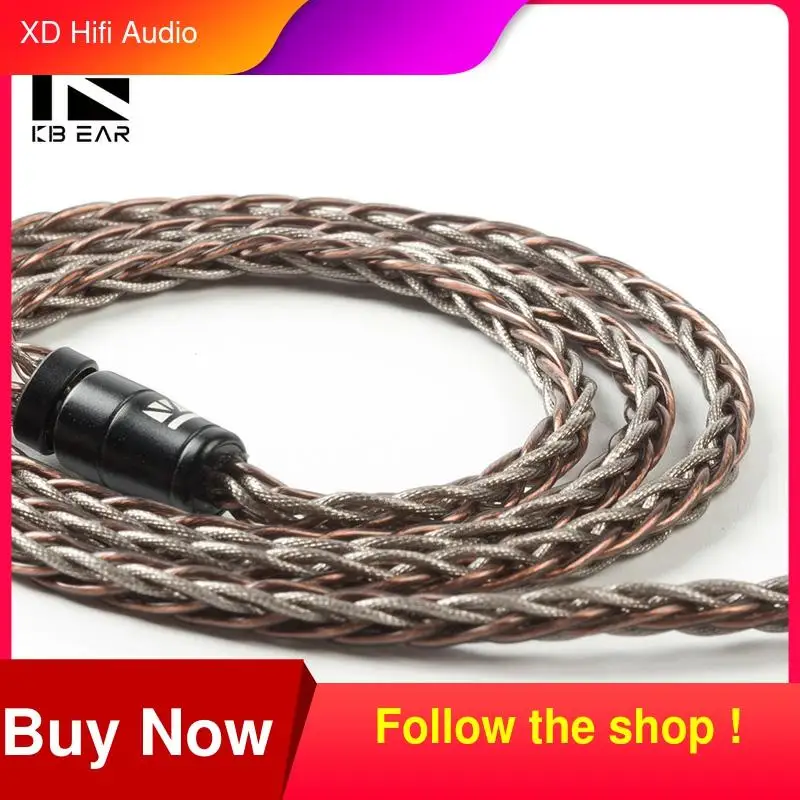 KBEAR 8 core UPOCC single crystal copper cable 2pin/MMCX/QDC/TFZ with 2.5/3.5/4.4connector Earphone cable BL-05 BL-03 CA12 CA16
KBEAR 8 core UPOCC single crystal copper cable 2pin/MMCX/QDC/TFZ with 2.5/3.5/4.4connector Earphone cable BL-05 BL-03 CA12 CA16