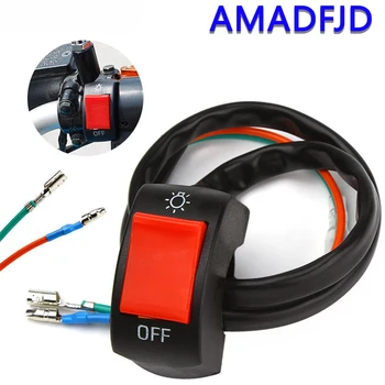 AMADFJD Universal Motorcycle Switch Handlebar Fog Light Switch Button ON-OFF Button Switch 12V DC Moto Accessory For U5 U7 LED
AMADFJD Universal Motorcycle Switch Handlebar Fog Light Switch Button ON-OFF Button Switch 12V DC Moto Accessory For U5 U7 LED
