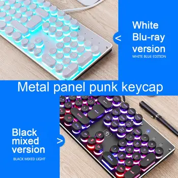 LED Backlight Machinery Gaming Keyboard Aluminum Base 104 Standard Keys HY1 mechanical keyboard gamer keyboard
LED Backlight Machinery Gaming Keyboard Aluminum Base 104 Standard Keys HY1 mechanical keyboard gamer keyboard