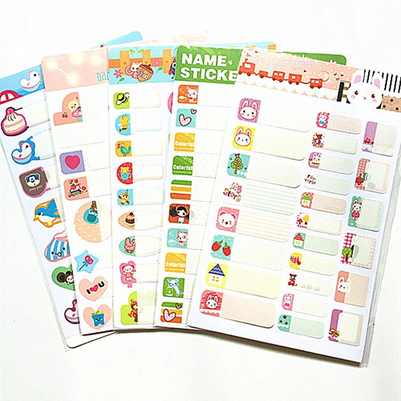 5pcs Random Cute Labels Sticker Meno Name Marker For Children Book Computer DIY Tags Gift Box Decoration
5pcs Random Cute Labels Sticker Meno Name Marker For Children Book Computer DIY Tags Gift Box Decoration