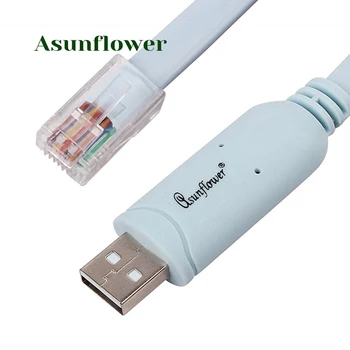 Console Cable FTDI FT232 USB 2.0 To RJ45 8P8C 12 Feet Debugging Cord for Cisco Router PC Desktop Laptop
Console Cable FTDI FT232 USB 2.0 To RJ45 8P8C 12 Feet Debugging Cord for Cisco Router PC Desktop Laptop
