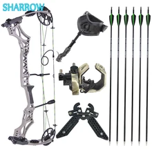 30-70lbs Compound Bow and Arrow Set Adjustable IBO 320FPS with Carbon Arrows for Outdoor Archery Hunting Shooting Accessories
30-70lbs Compound Bow and Arrow Set Adjustable IBO 320FPS with Carbon Arrows for Outdoor Archery Hunting Shooting Accessories