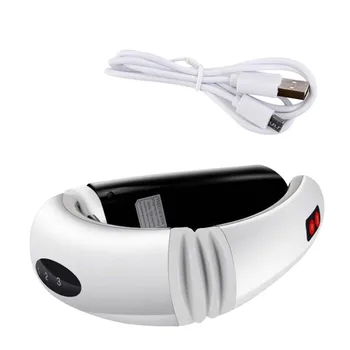 Electric Pulse Back Neck Massager Far Infrared Heating Pain Relief Intelligent Cervical Massager Health Care Relaxation Tool 
Electric Pulse Back Neck Massager Far Infrared Heating Pain Relief Intelligent Cervical Massager Health Care Relaxation Tool