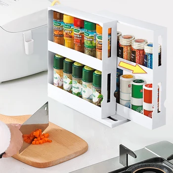 Two Layer Spice Jar Holder Bottle Storage Multi-Function Home Kitchen Shelf Rack Seasoning Organizer for Kitchen Storage Tool
Two Layer Spice Jar Holder Bottle Storage Multi-Function Home Kitchen Shelf Rack Seasoning Organizer for Kitchen Storage Tool