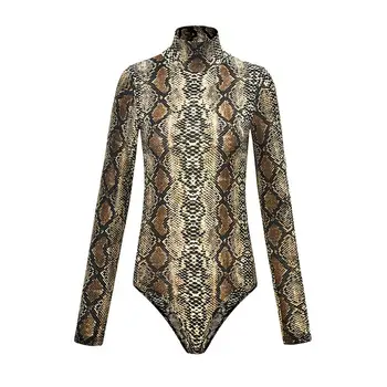 Sexy Leopard Bodysuit Women Bodycon Turtleneck Bodysuits Long Sleeve Short Jumpsuits Romper One-piece Femme Playsuit
Sexy Leopard Bodysuit Women Bodycon Turtleneck Bodysuits Long Sleeve Short Jumpsuits Romper One-piece Femme Playsuit