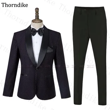 

Thorndike Latest Coat Pant Designs Men Suit Slim Fit Fashion Wedding Suits for Men Prom Groom Tuxedo Jacket with Pants Set 2020