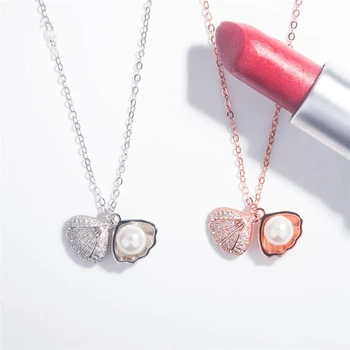 Sole Memory Natural Pearl Shell Cute Cool Sweet 925 Sterling Silver Clavicle Chain Female Necklace SNE522
Sole Memory Natural Pearl Shell Cute Cool Sweet 925 Sterling Silver Clavicle Chain Female Necklace SNE522